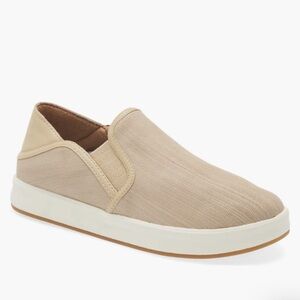 Olukai Ki‘ihele Leather Slip-On Sneaker